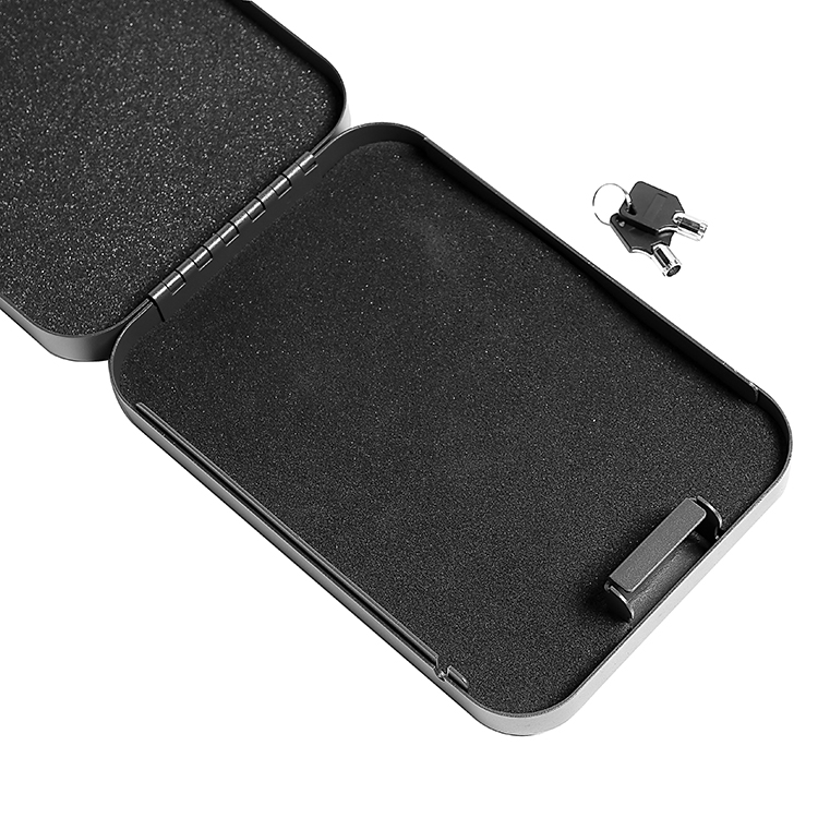LB013K Lock Box na may Key Lock para sa Full-Size na Pistol